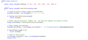 name parser